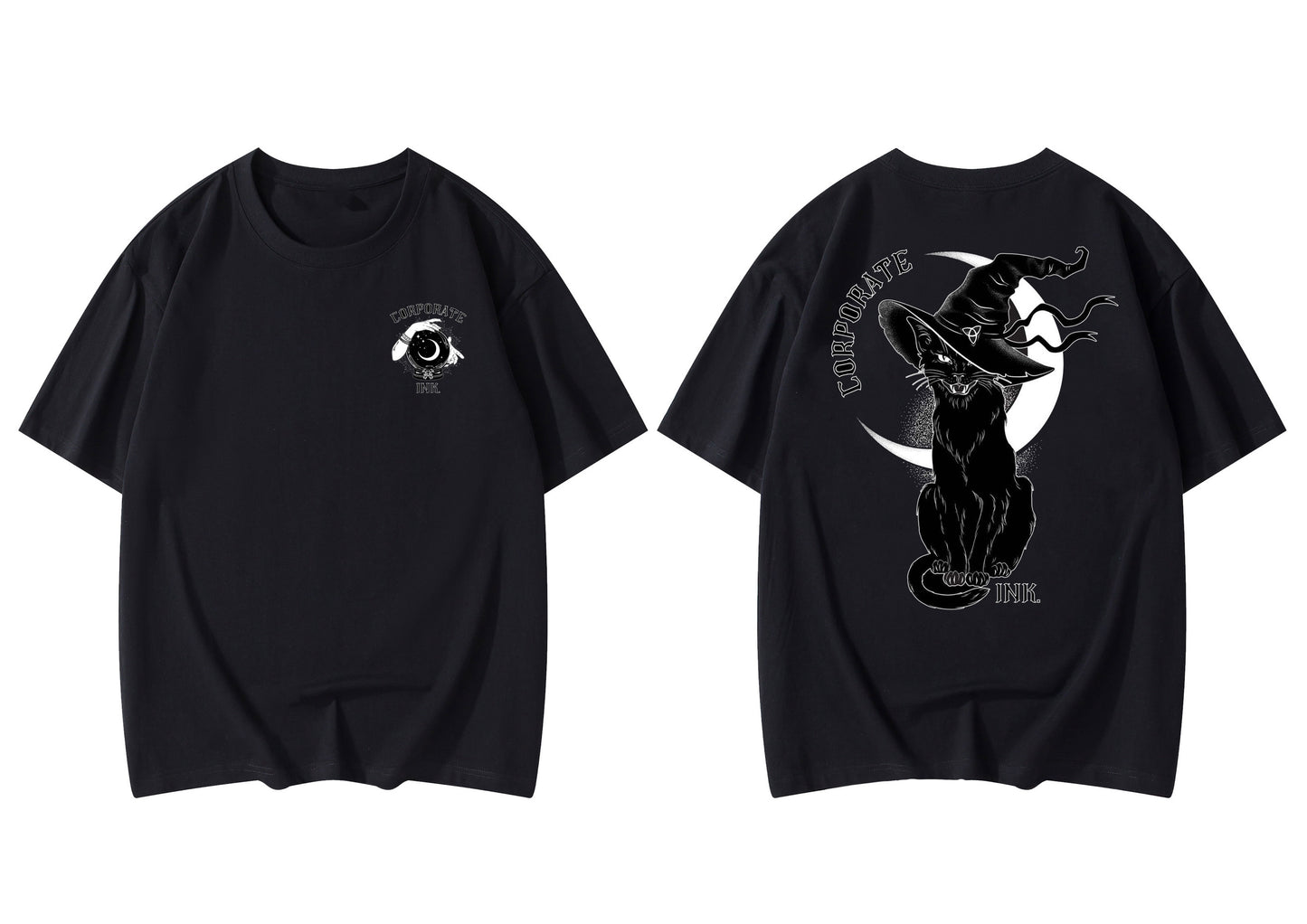 Black Cat Heavyweight Tee