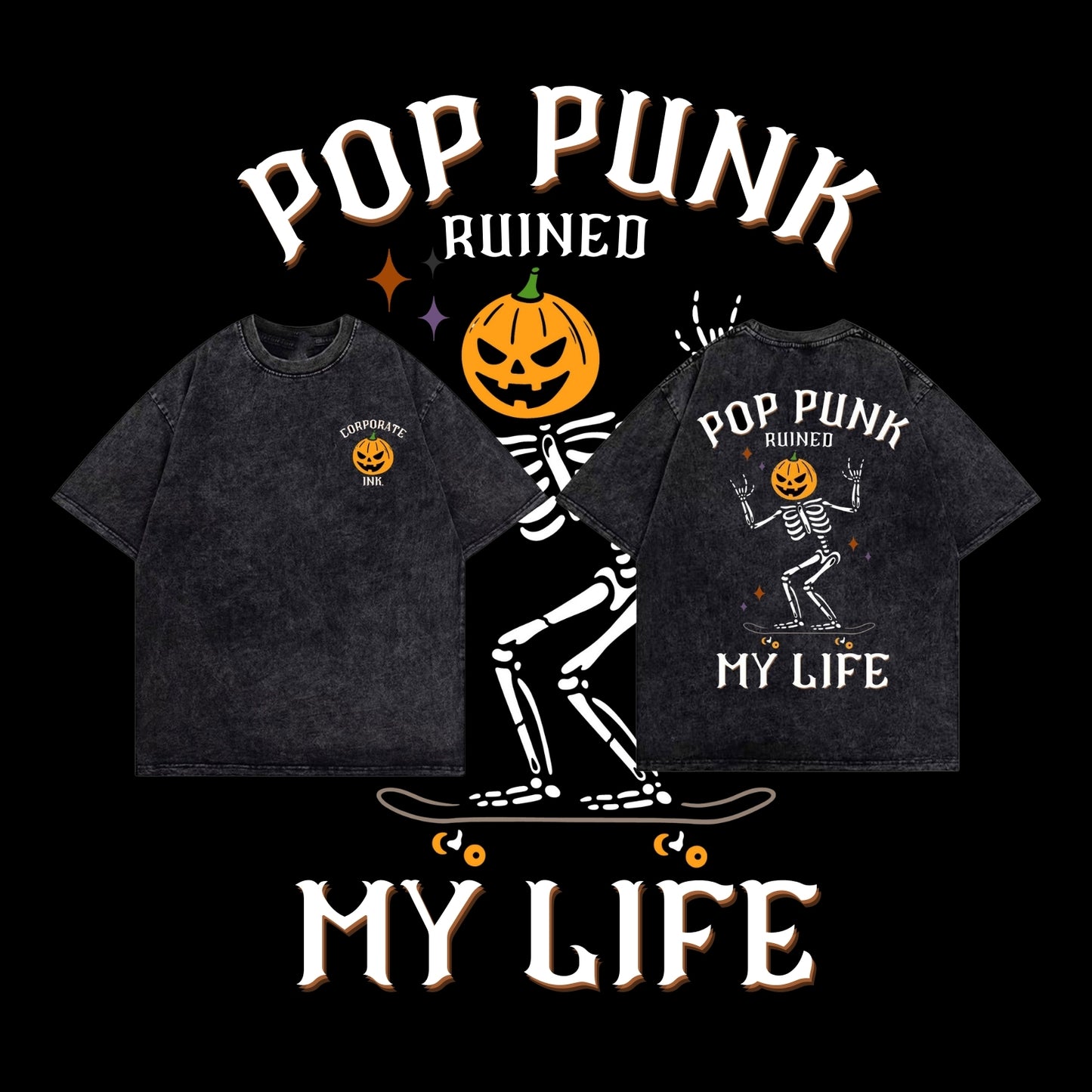 Pop Punk Ruined My Life Heavyweight Tee