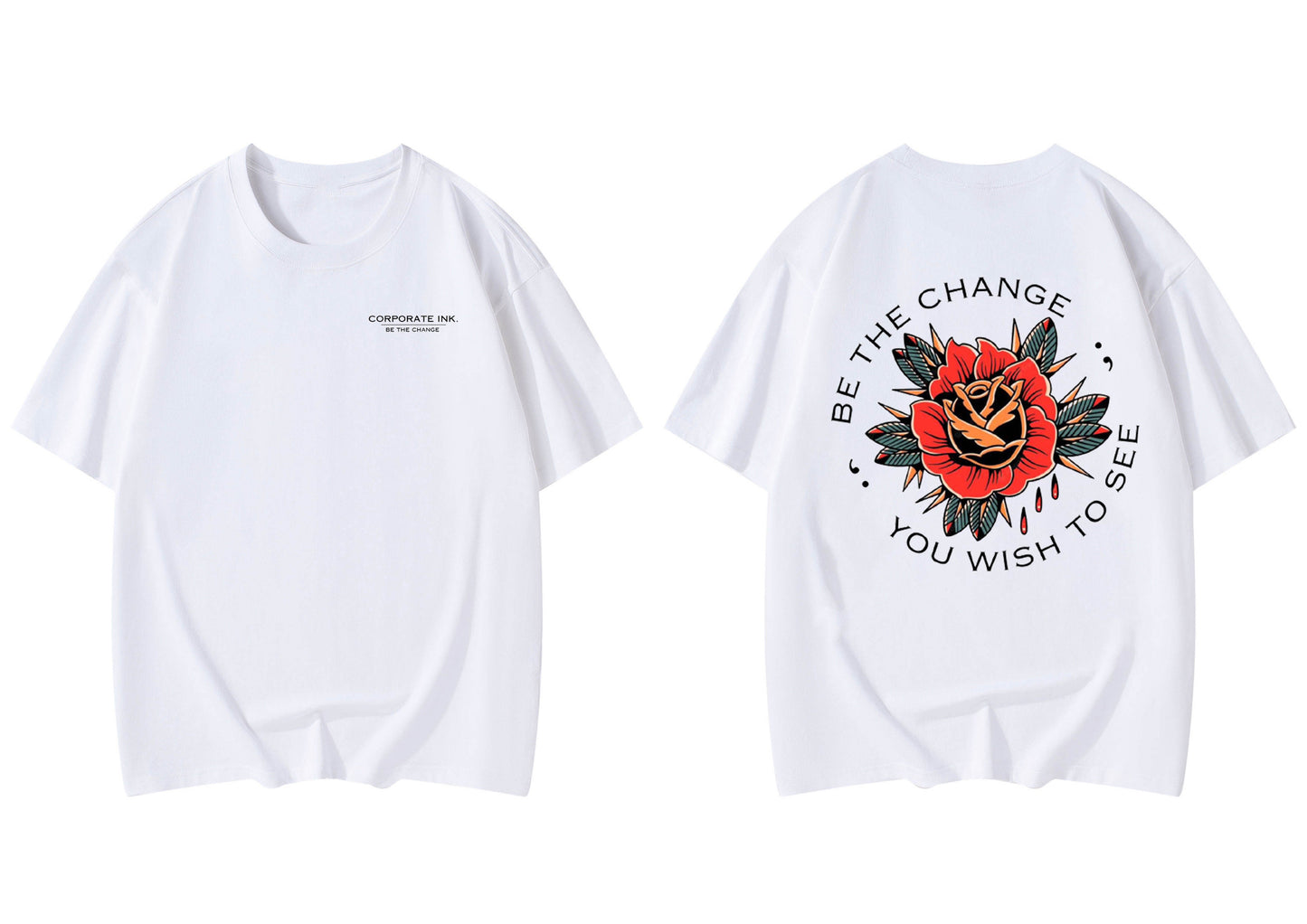 Be The Change Heavyweight Tee