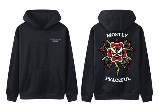 Mostly Peaceful Heavyweight Hoodie