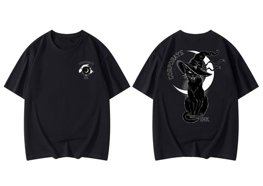 Black Cat Heavyweight Tee