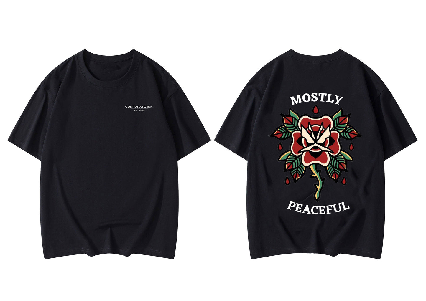 Mostly Peaceful Heavyweight Tee