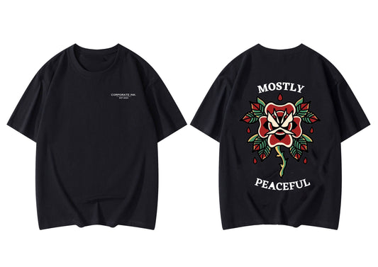 Mostly Peaceful Heavyweight Tee